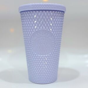 Starbucks White Studded Tumbler – 16 oz Pastel Green Interior (No Straw)